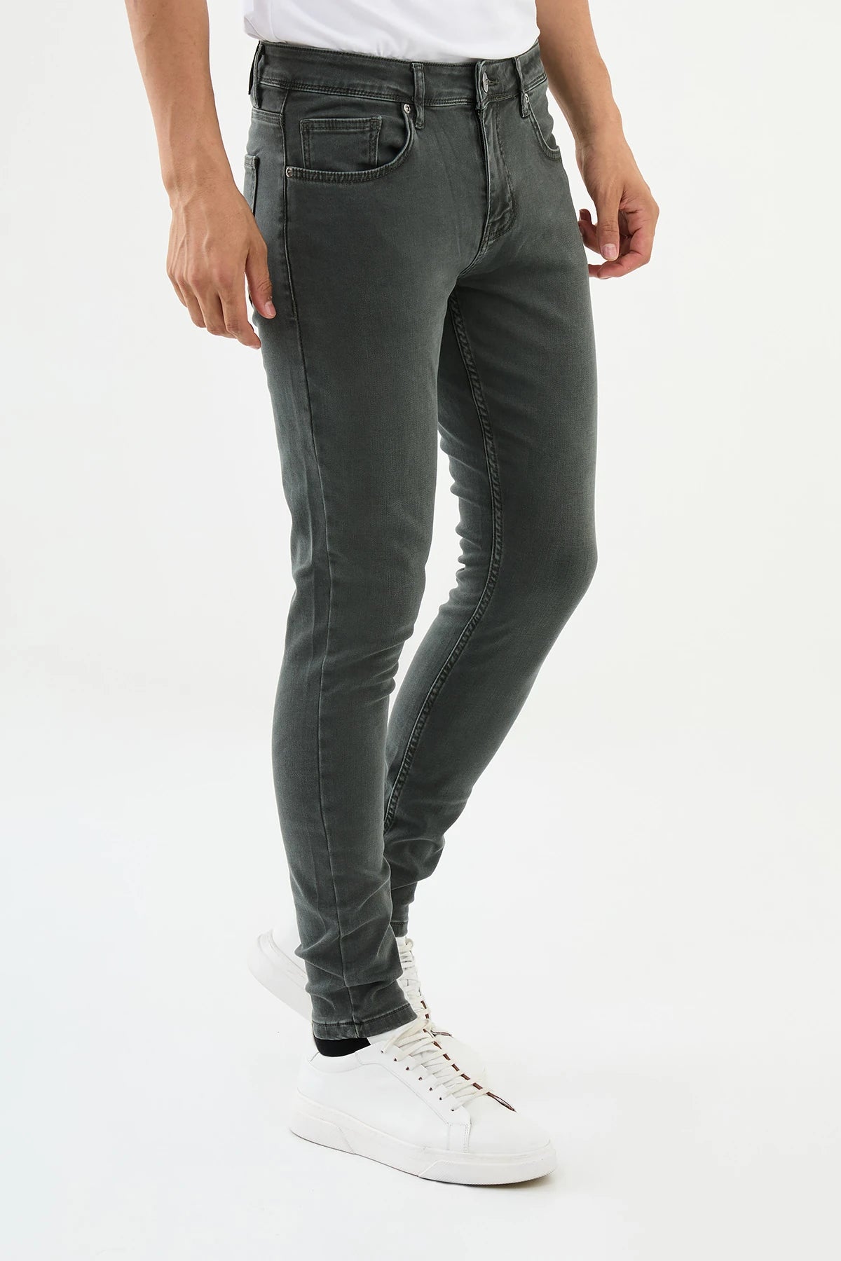 Bojoni Omaha Straight Slim Fit Gray Jeans