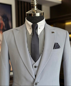 Bojoni Valencia Sky Blue Slim Fit Suit