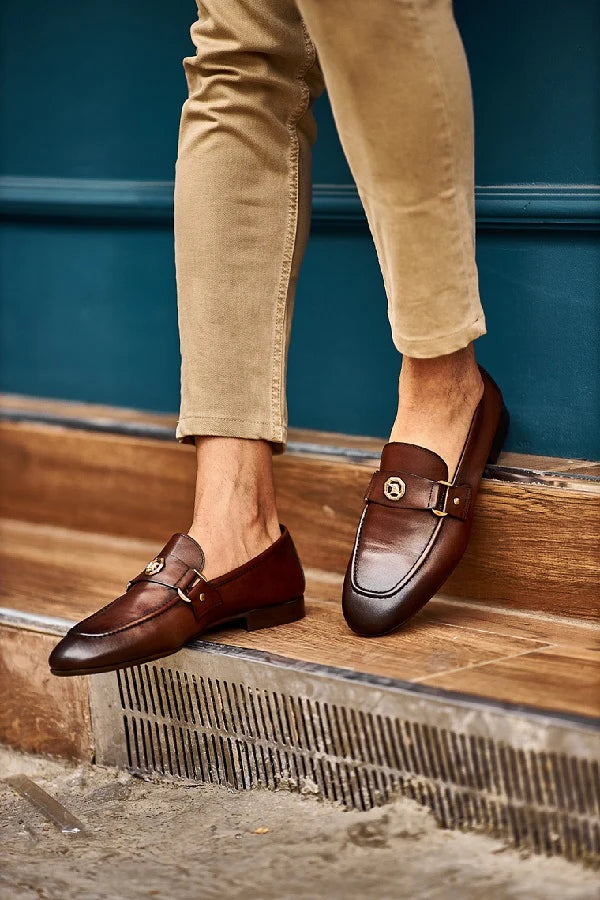 Bojoni Bravo Brown Penny Loafers