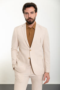 Bojoni Trivento Beige 2 Pieces Slim Fit Suit