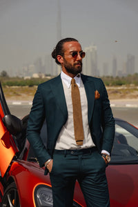 Bojoni Benevento Green  Slim Fit   Suit