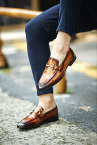 Bojoni Louis  Brown Special Edition Neolite Buckle Loafer