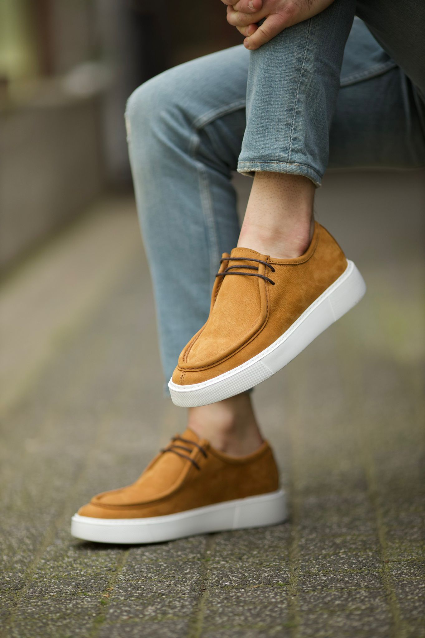 Bojoni Vince Eva Sole Lace Camel Shoes