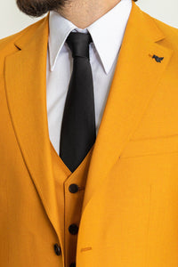 Bojoni Trivento Mustard Slim Fit Suit