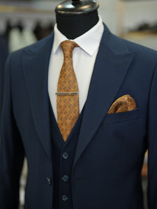 Bojoni Maison Navy Blue  Slim Fit Suit