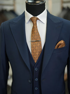 Bojoni Maison Navy Blue  Slim Fit Suit