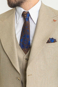 Bojoni Trivento Beige Slim Fit Suit