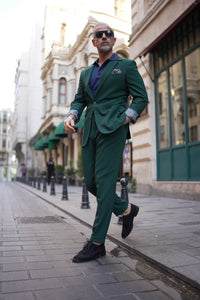 Bojoni Palermo Green Slim Fit 2 Piece  Suit