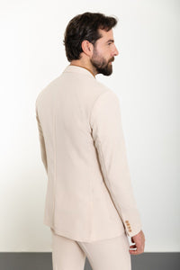 Bojoni Trivento Beige 2 Pieces Slim Fit Suit