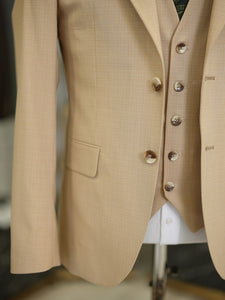 Bojoni Maison Tan  Slim Fit Suit