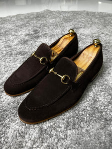 Bojoni Amato Special Edition Neolite Brown Suede Leather Loafer