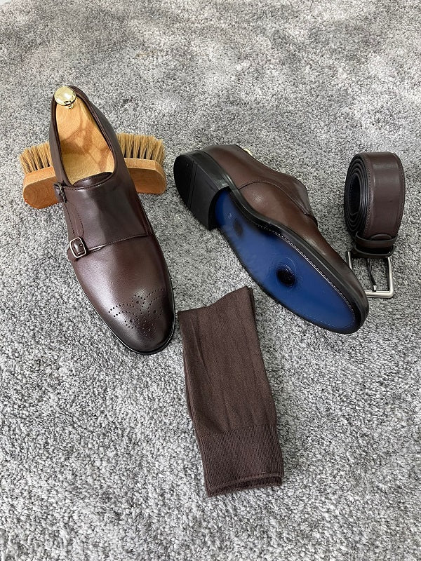 Bojo Brown Double Monk Straps-baagr.myshopify.com-shoes2-BOJONI