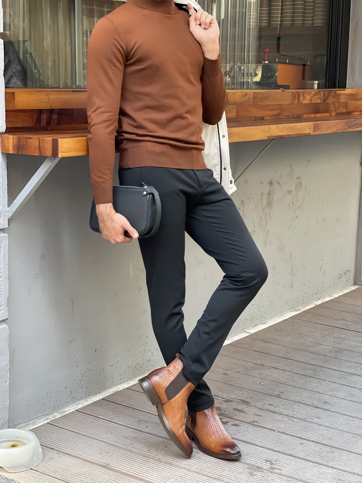 Bojo  Staw Detailed Brown Leather Shoes-baagr.myshopify.com-shoes2-BOJONI