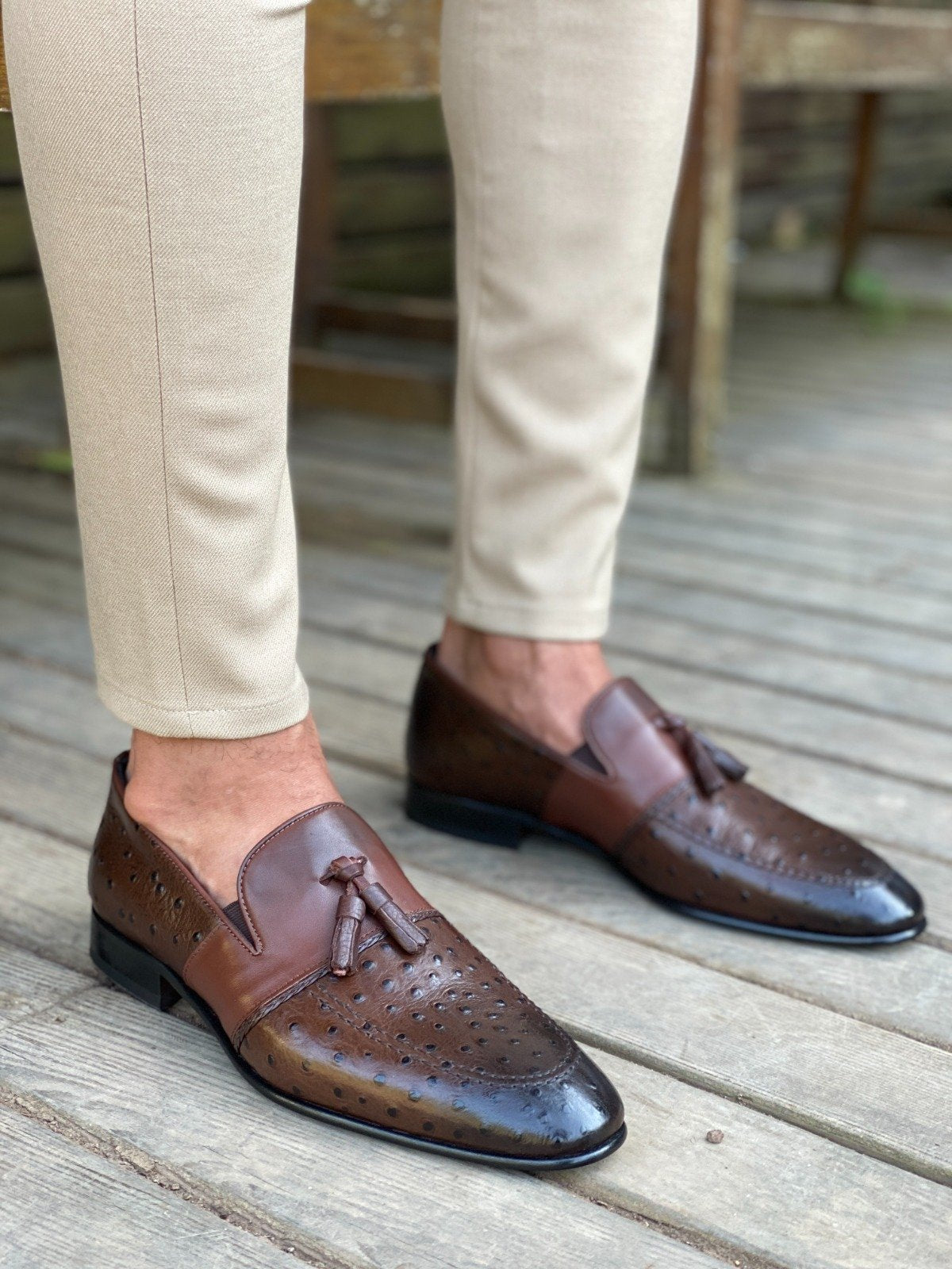 Bojo Brown Leather Tasseled Shoes-baagr.myshopify.com-shoes2-BOJONI
