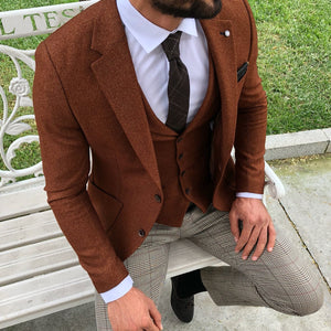 Slim-Fit Suit Vest Camel-baagr.myshopify.com-suit-BOJONI