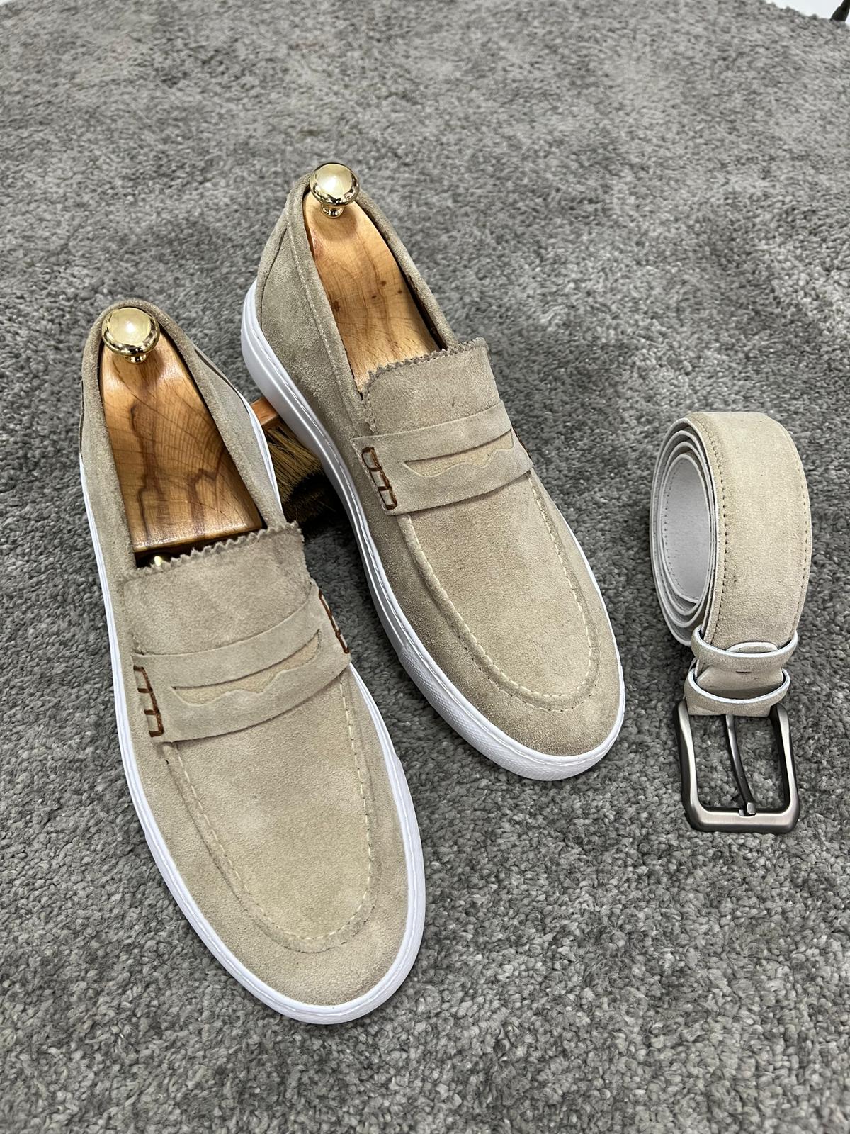 Bojoni Uluwatu Beige Men's Loafer