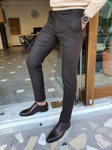 Bojo Slim Fit Black Trousers-baagr.myshopify.com-Pants-BOJONI