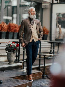Bojoni Cagliari Brown Slim-Fit Suit 3-Piece