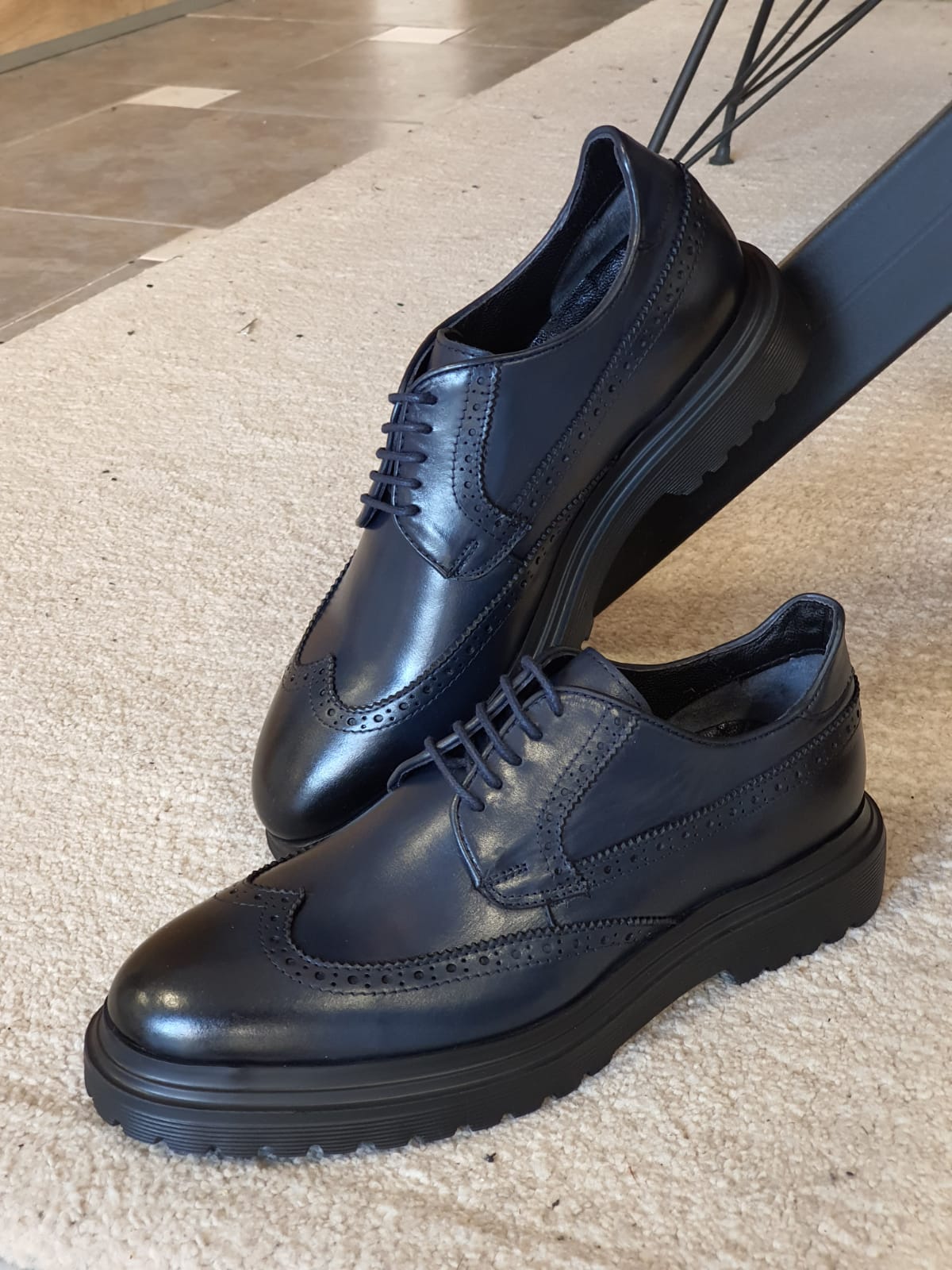 Argeli Navy Blue Wingtip Oxfords-baagr.myshopify.com-shoes2-brabion