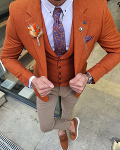 Bojo Bellingham Cinnamon Slim Fit Suit-baagr.myshopify.com-suit-BOJONI