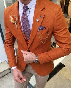 Bojo Bellingham Cinnamon Slim Fit Suit-baagr.myshopify.com-suit-BOJONI