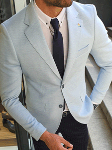 Bellingham Sky Blue Slim Fit Blazer-baagr.myshopify.com-blazers-BOJONI