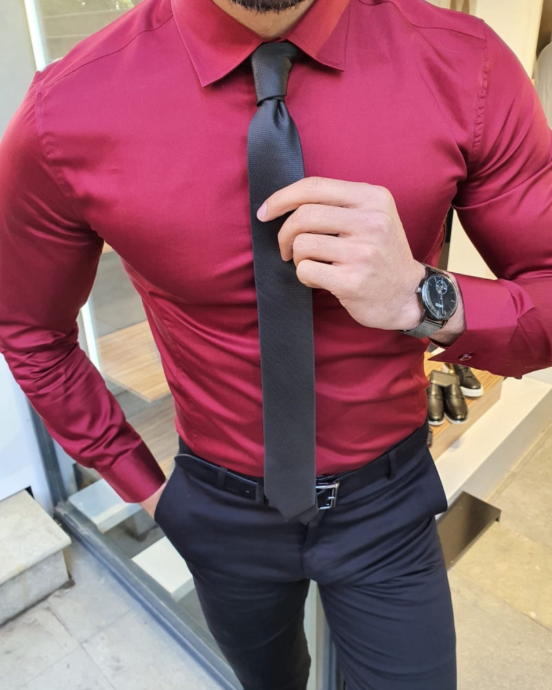 Bojo  Slim Fit Cotton Shirt in 4 Colors-baagr.myshopify.com-Shirt-BOJONI