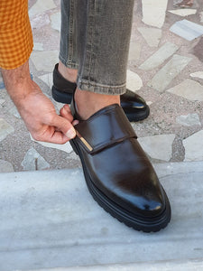 Moneta Brown Buckle Shoes-baagr.myshopify.com-shoes2-brabion