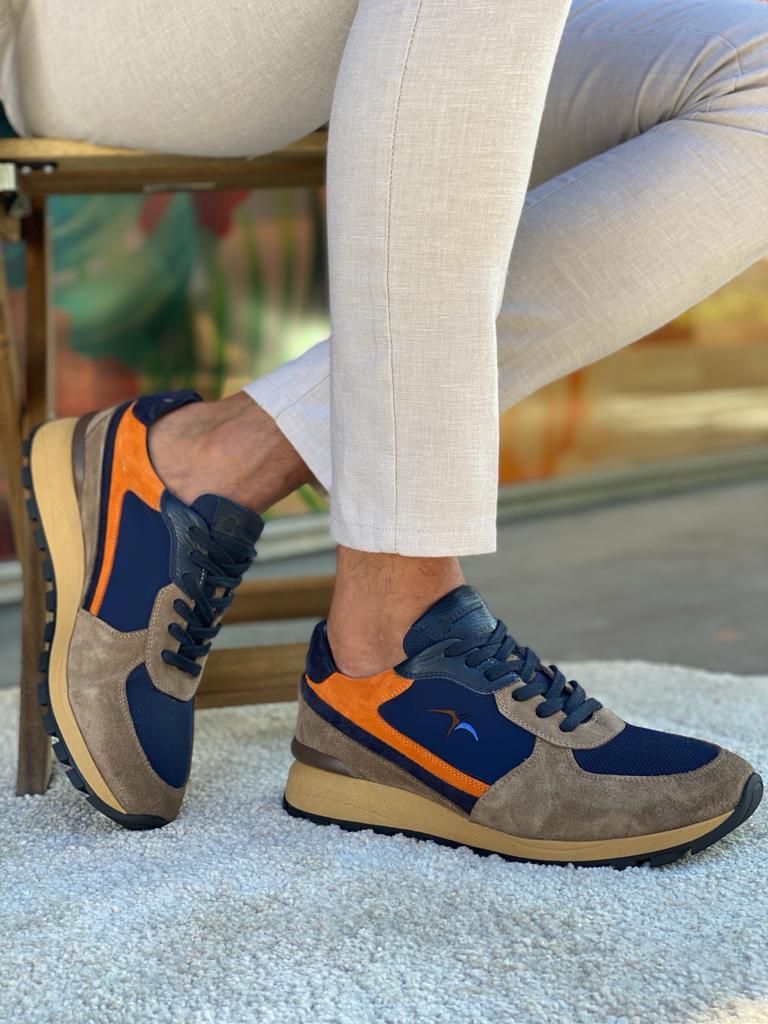 Forenzax Navy Blue High-Top Sneakers-baagr.myshopify.com-shoes2-brabion