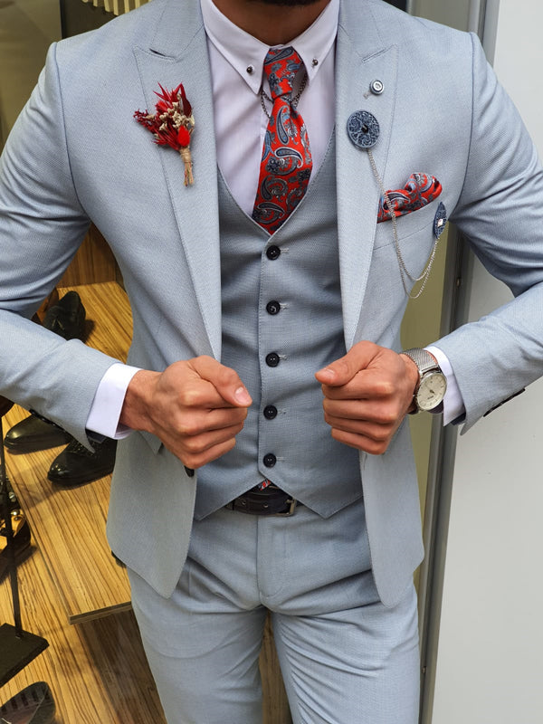 Marc Slim-Fit Suit Vest Blue-baagr.myshopify.com-suit-BOJONI