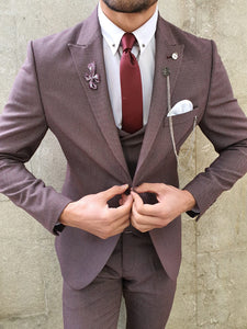 Bojoni Claret Red Slim Fit Suit-baagr.myshopify.com-suit-BOJONI