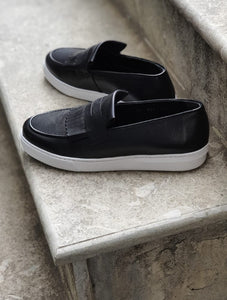 Pierre Black Kilt Loafers-baagr.myshopify.com-shoes2-BOJONI