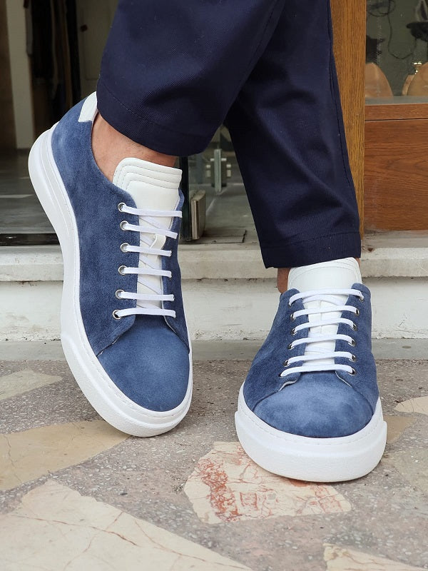 Vitale Blue Low-Top Suede Sneakers-baagr.myshopify.com-shoes2-brabion