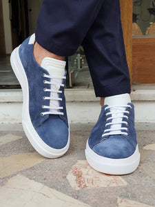 Vitale Blue Low-Top Suede Sneakers-baagr.myshopify.com-shoes2-brabion