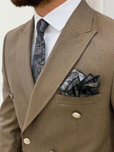 Palermo Brown Slim Fit Double Breasted Suit-baagr.myshopify.com-1-BOJONI