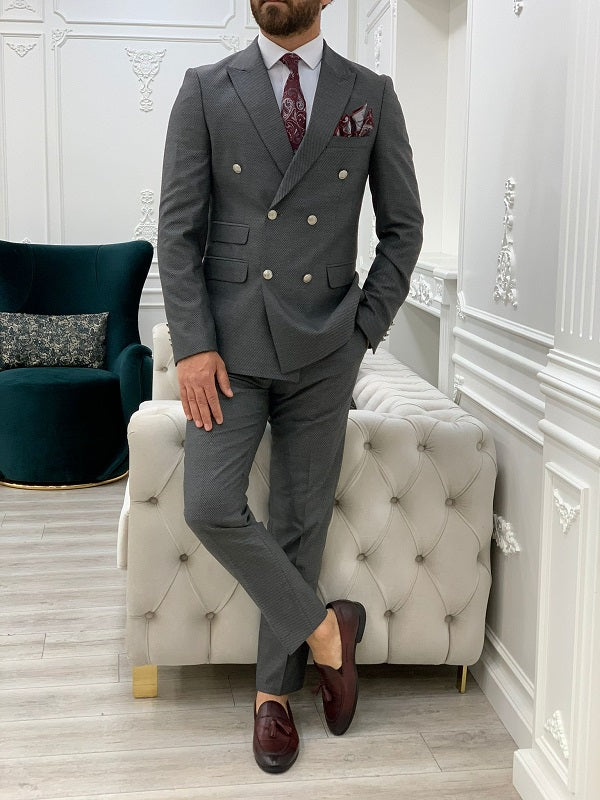 Palermo Gray Slim Fit Double Breasted Suit-baagr.myshopify.com-1-BOJONI