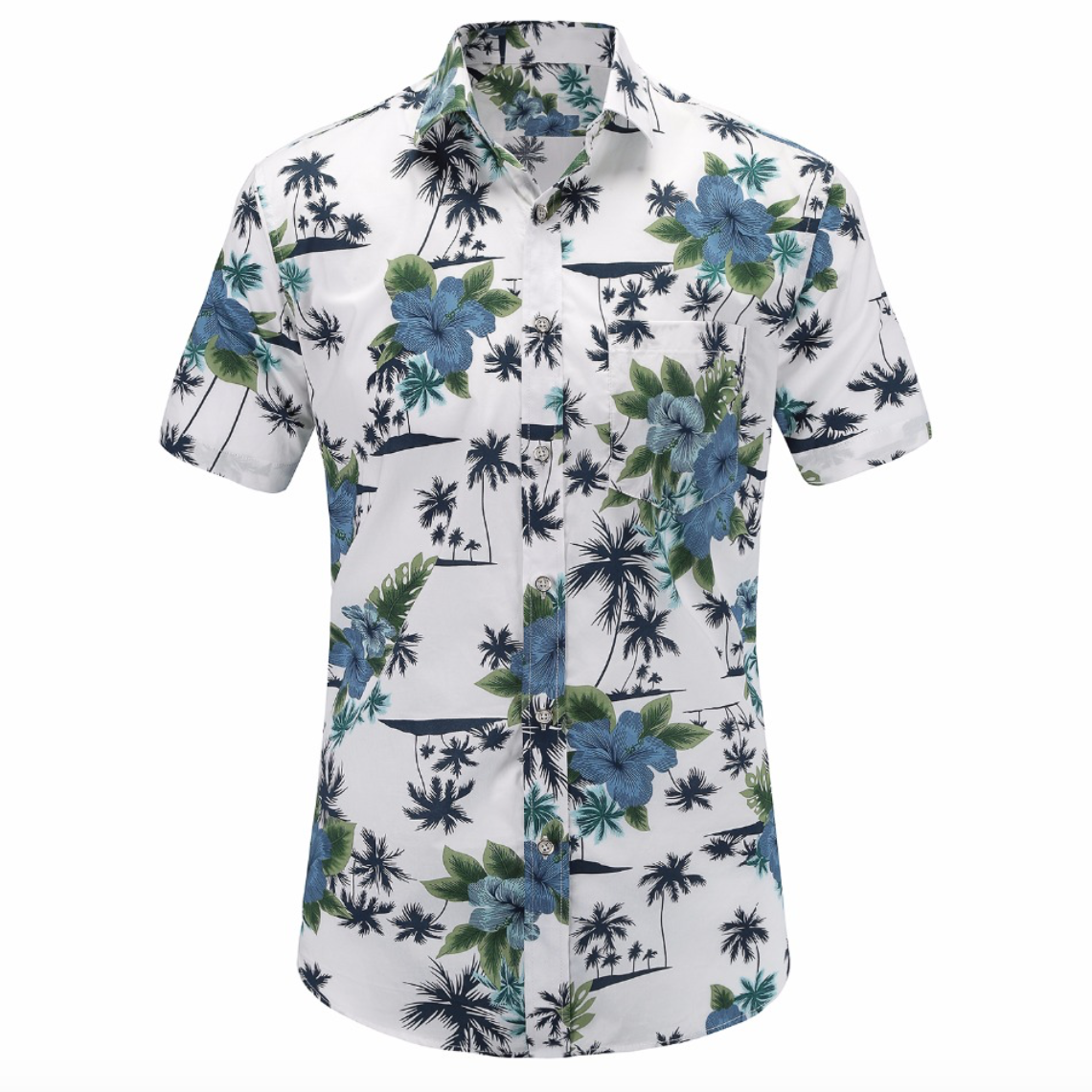 Aloha Summer Printed Short-Sleeved Shirt (3 Colors)-baagr.myshopify.com-Shirt-BOJONI