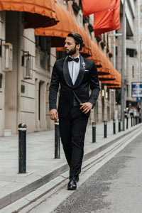 Bojoni Cagliari Black Slim-Fit Tuxedo 2-Piece