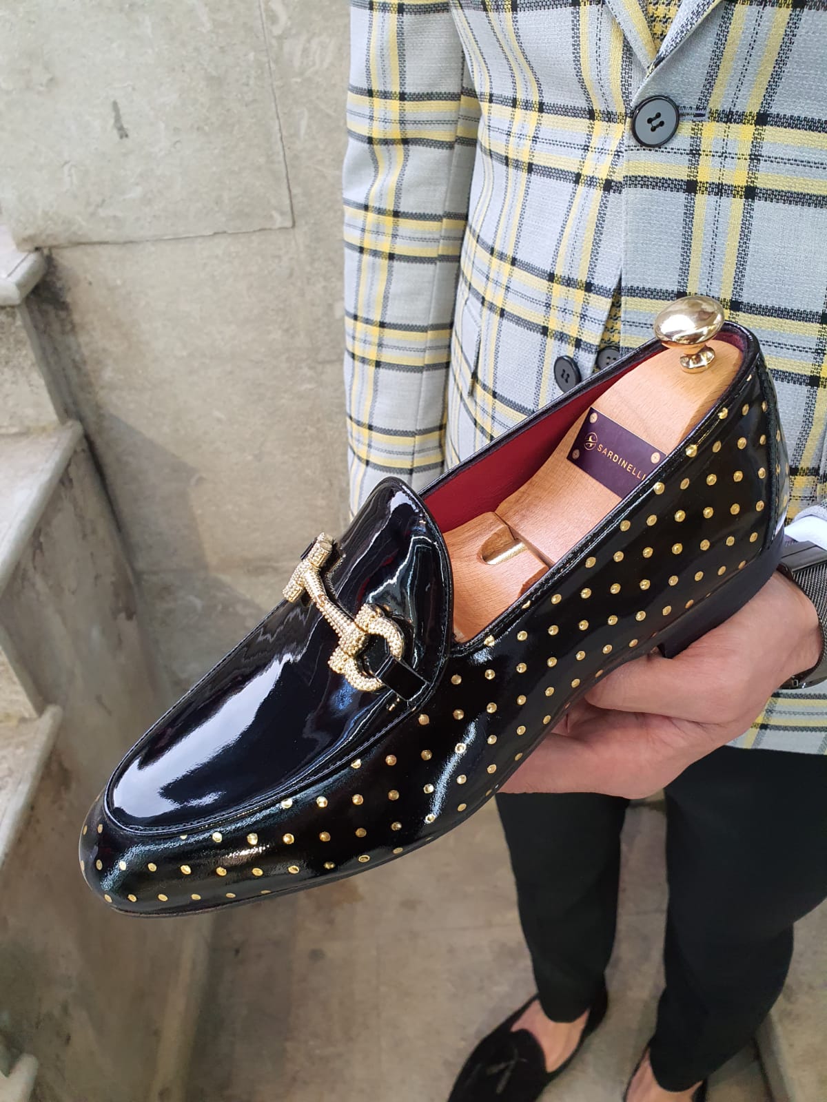 Shelton Buckle Detailed Black Leather Shoes-baagr.myshopify.com-shoes2-BOJONI