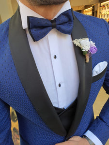 Grassano Indigo Slim Fit Shawl Lapel Tuxedo-baagr.myshopify.com-suit-BOJONI