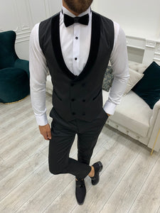 Rialzetti Black Velvet Slim Fit Tuxedo-baagr.myshopify.com-1-BOJONI