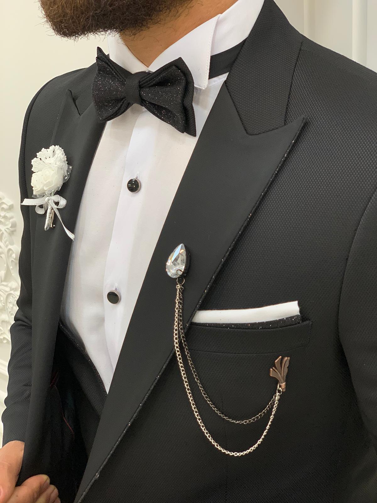 Rialzetti Black Classic Slim Fit Tuxedo-baagr.myshopify.com-1-BOJONI