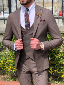 Mandos  Slim-Fit  Suit Vest Brown-baagr.myshopify.com-suit-BOJONI