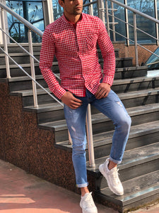 Slim-Fit Patterned Shirt (3 Colors)-baagr.myshopify.com-Shirt-BOJONI