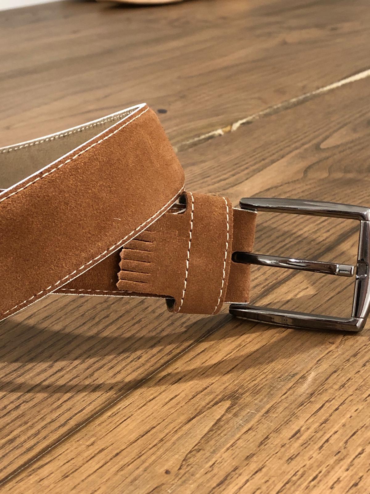 Suede Tasseled Detailed Leather Belts in 5 Colors-baagr.myshopify.com-Belt-BOJONI