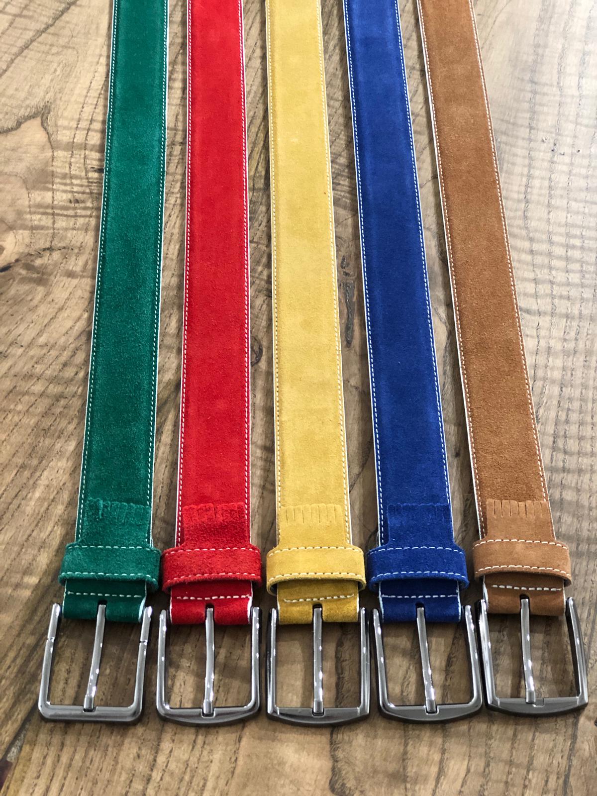 Suede Tasseled Detailed Leather Belts in 5 Colors-baagr.myshopify.com-Belt-BOJONI