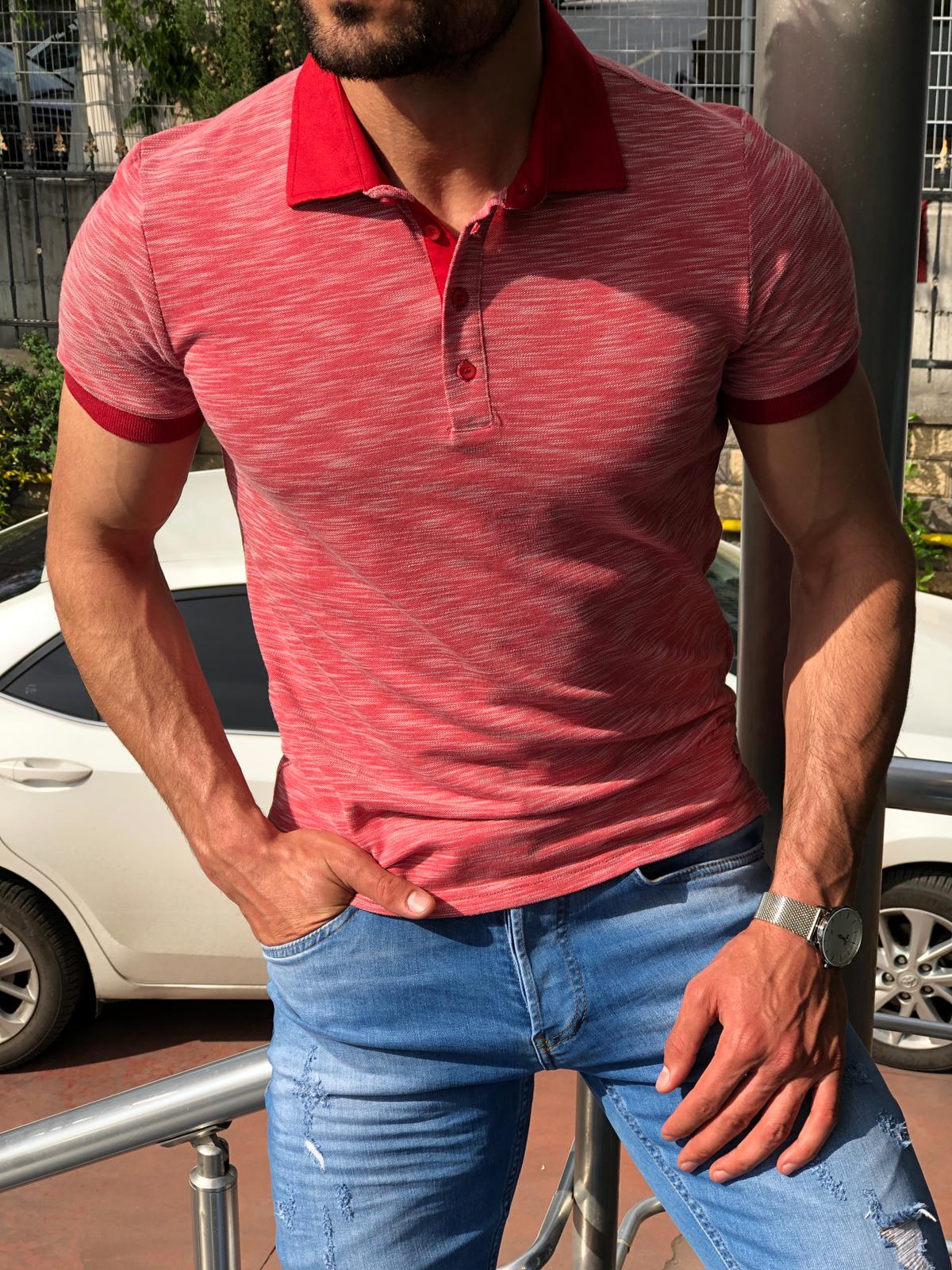 Banso Slim-Fit Collar T-shirt (3 Colors)-baagr.myshopify.com-T-shirt-BOJONI