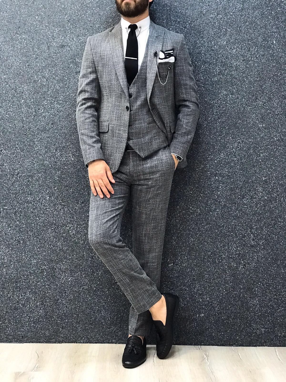 Boszi Slim-Fit Vest Gray-baagr.myshopify.com-1-Brabion