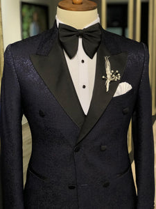 Slim-Fit Tuxedo Double Breasted Navy Blue-baagr.myshopify.com-suit-BOJONI