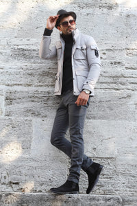 Panos Coat in Gray-baagr.myshopify.com-Jacket-BOJONI